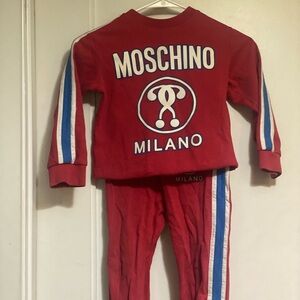 Moschino Red Tracksuit for Kids